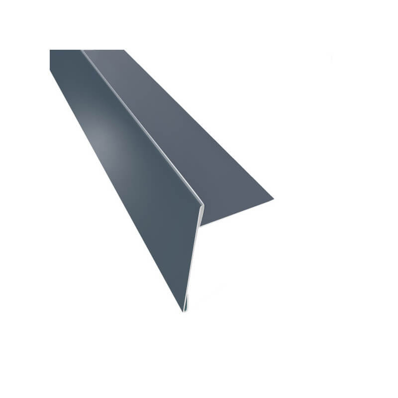 Cornière finition de terrasse sur plot 3m RAL7016