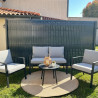 Jardin avec lames occultantes Aluhome Jardin avec lames occultantes Aluhome