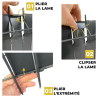 Pose des lames occultantes Aluhome en alu Pose des lames occultantes Aluhome en alu