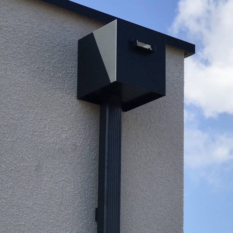 Kit Boîte à Eau & Descente Alu 60x80 Maison à Étage | Aluhome
