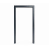 Kit de nez de cloison alu pour encadrement de porte anthracite