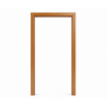 Kit de nez de cloison alu pour encadrement de porte chêne doré