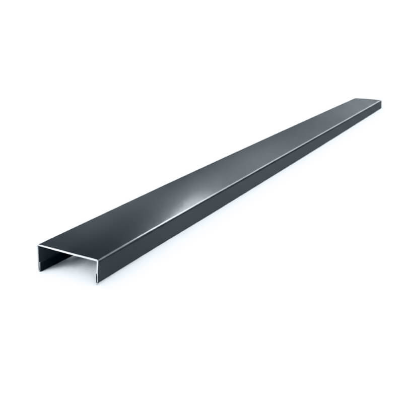 nez de cloison aluminium gris anthracite RAL 7016