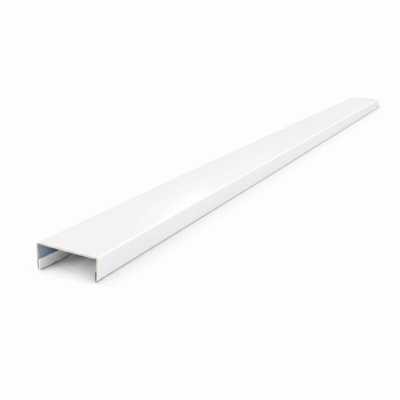 nez de cloison aluminium blanc RAL 9010
