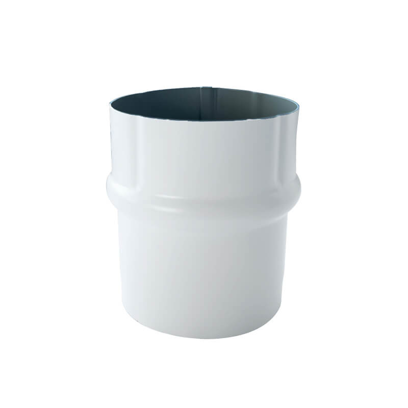 Manchon gouttière descente circulaire blanc