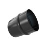Adaptateur pour tuyau de descente circulaire alu noir graphite
