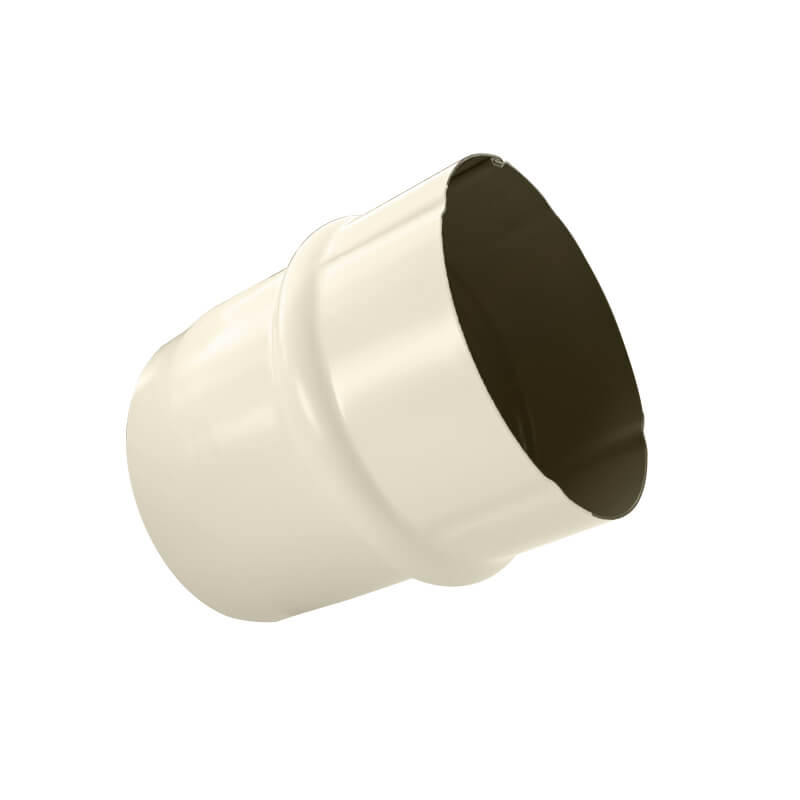 Adaptateur pour tuyau de descente circulaire alu ton pierre