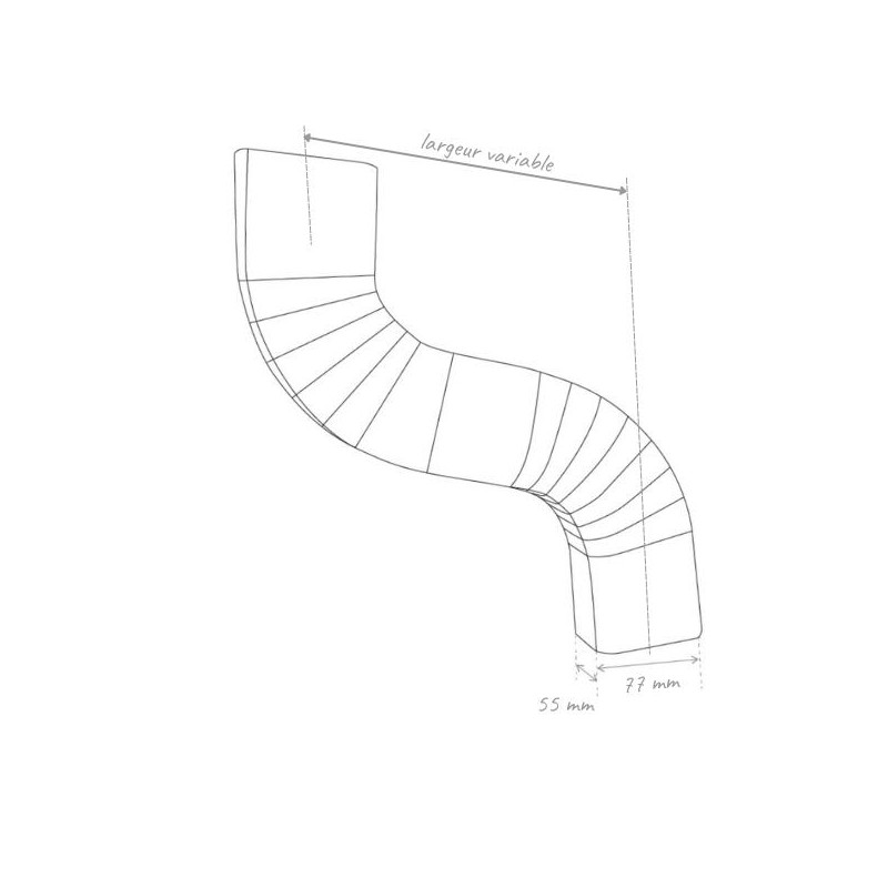 Schéma dévoiement dimensions