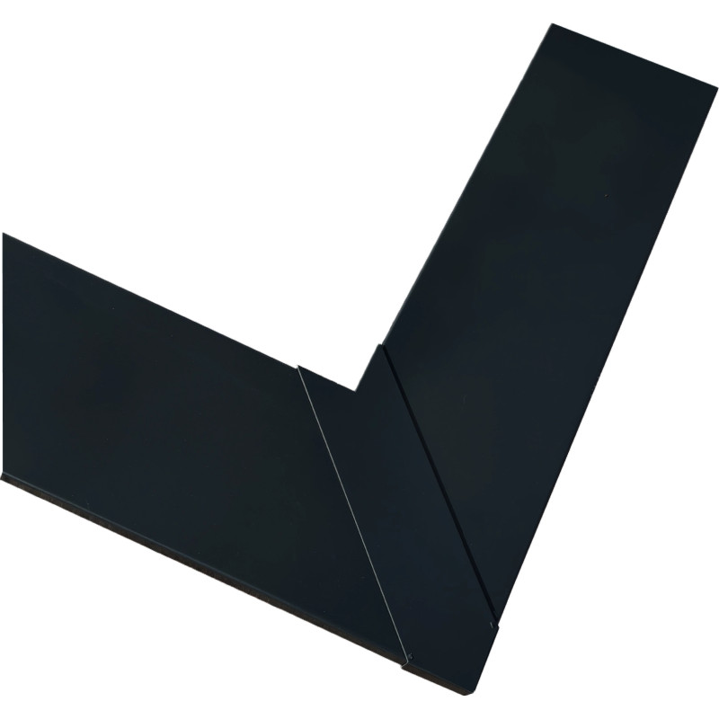 Couvertine avec angle noir