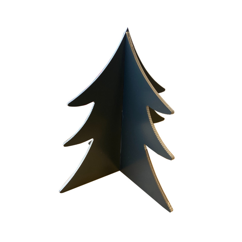 Sapin de Noël en aluminium 15/10ème gris anthracite RAL 7016 déco à faire soi-même