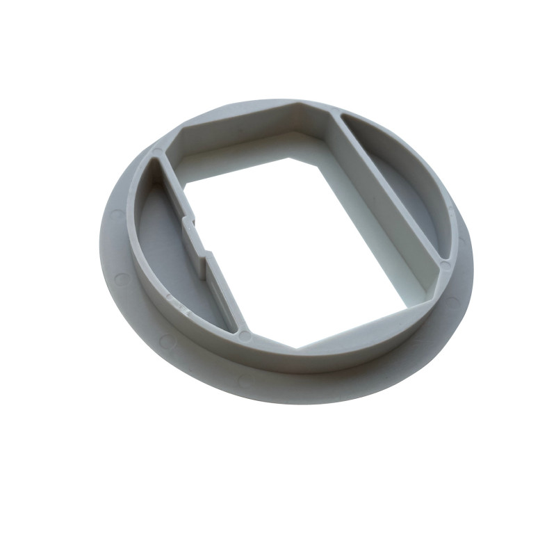 Adaptateur de tuyau d'échappement PVC coulissant carré à rond Interface de