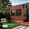 Kit bardage alu faux claire-voie 5m2 aluhome