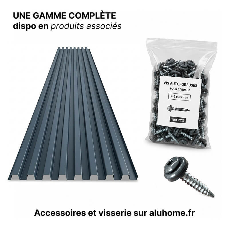 visserie pour bardage en aluminium