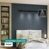Kit bardage alu faux claire-voie gris anthracite 10m2 aluhome