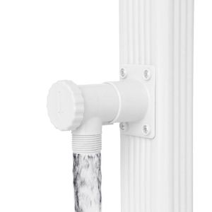 Récupérateur d'eau blanc