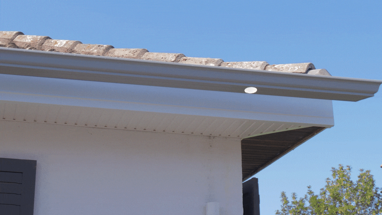 Installation de gouttière DIY