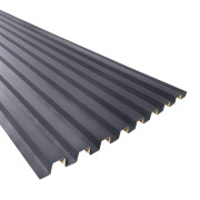 Bardage faux claire-voie en aluminium