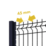 pour des mailles de 45 mm