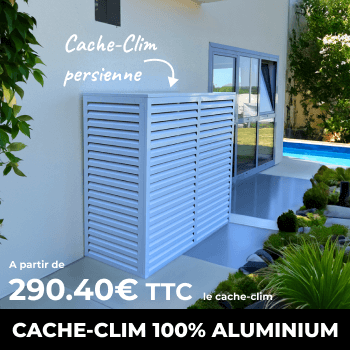 Cache Clim extérieur en aluminium