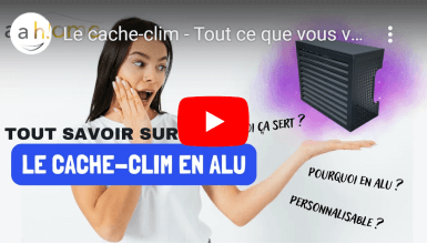 Cache Clim alu en vidéo