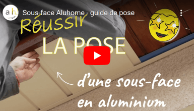 Pose de sous-face alu en vidéo