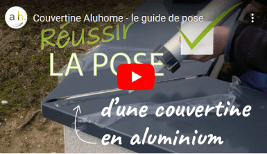 Pose eclisse pour couvertine aluminium