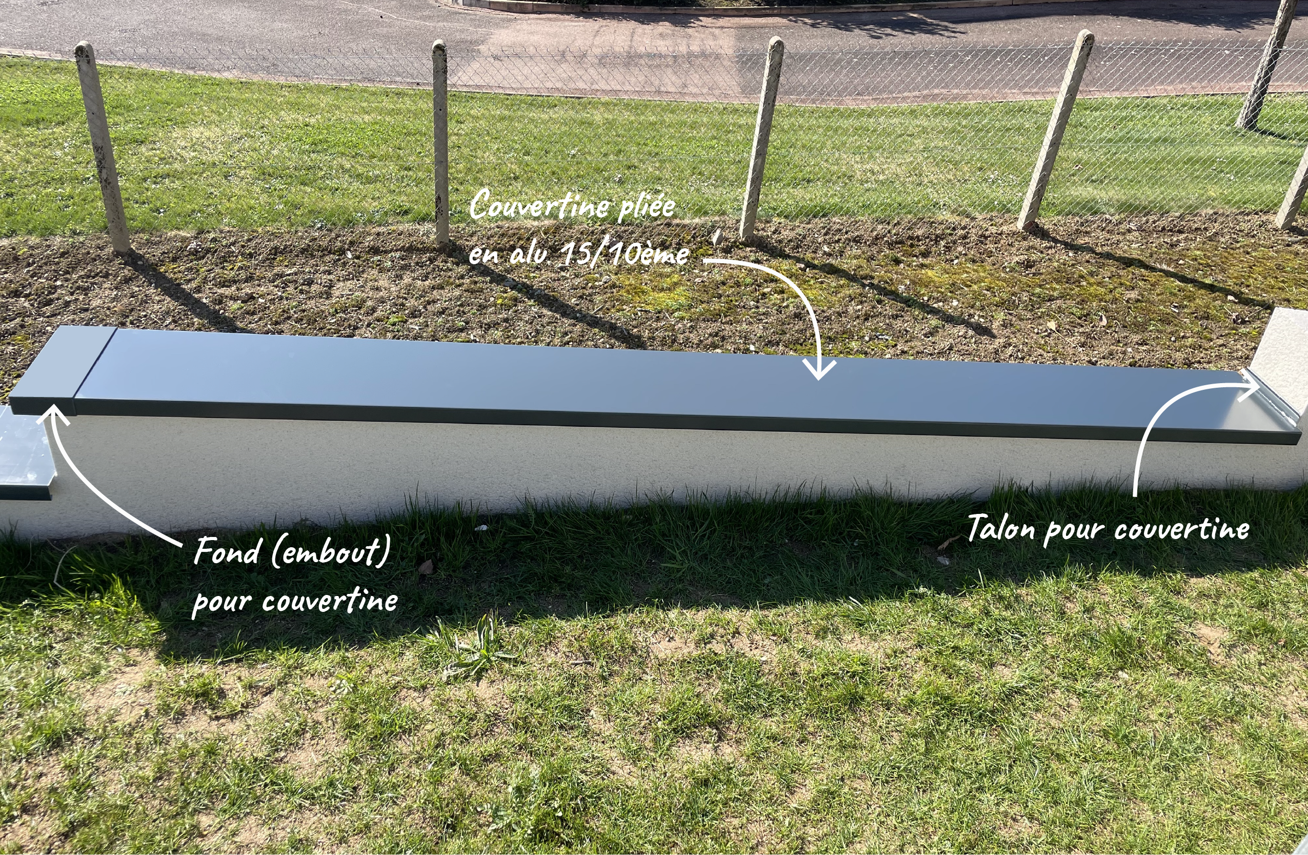 Avec Quoi Coller Des Chapeaux De Muret La solution pour habiller vos murets ! - Conseils par Aluhome