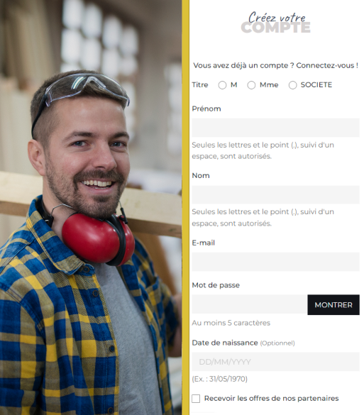 Compte professionnel Aluhome