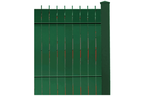 Lames d'occultation vert